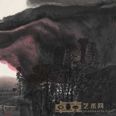 叶瑞琨 蜀山深秋 镜心 68×68cm